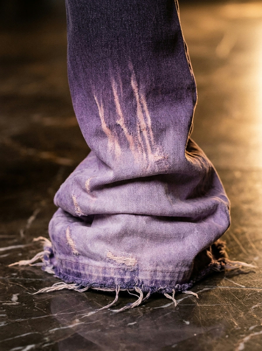 CIEL NOIR FLARE — hem detail